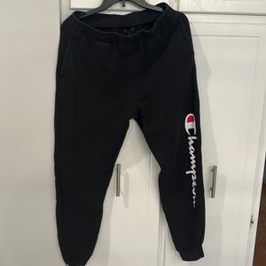 Champion black youth extra large sweatpants